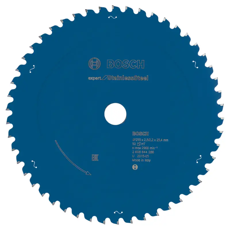 Bosch Kreissägeblatt Expert for Stainless Steel für Kapp- und Gehrungssägen 255 x 25,4 x 2,5 mm 50 Zähne - 2608644286 Must-Have