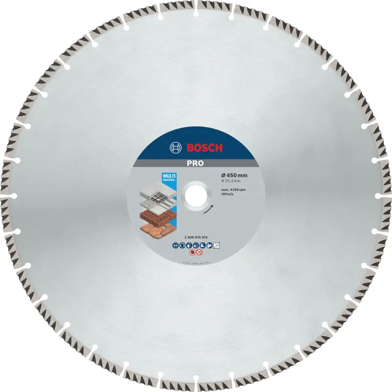 Bosch PRO Multi Material Diamanttrennscheibe 450 x 25,4 mm - 2608615074 Direktkauf