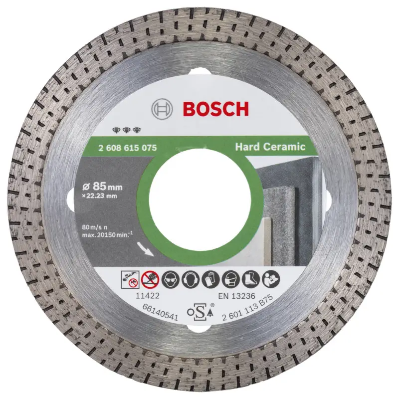 Solange Der Vorrat Reicht Bosch Diamanttrennscheibe 85x22,23 Best f. Hard Ceramic - 2608615075