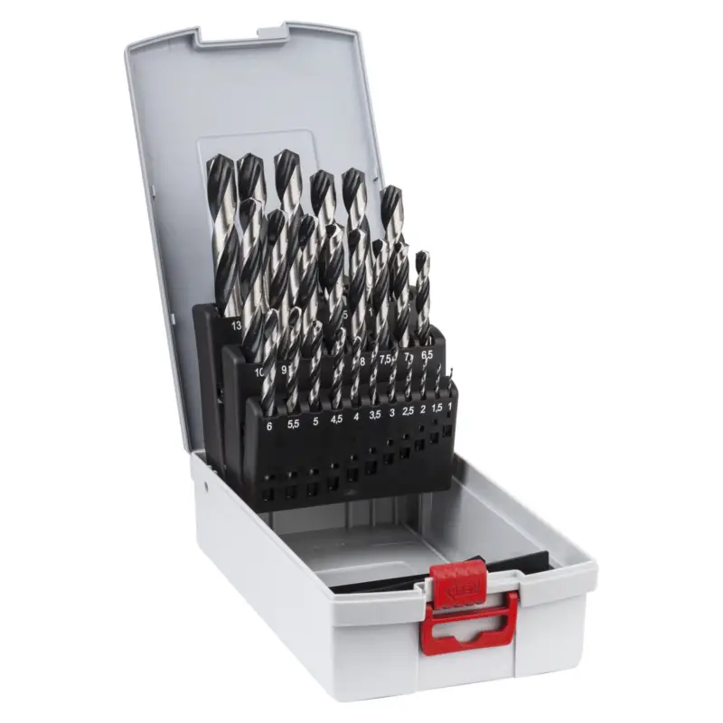 Bosch Pro Box 25 tlg. HSS-Spiralbohrer PointTeQ, 1,0–13,0 mm - 2608577352 Neue Kollektion