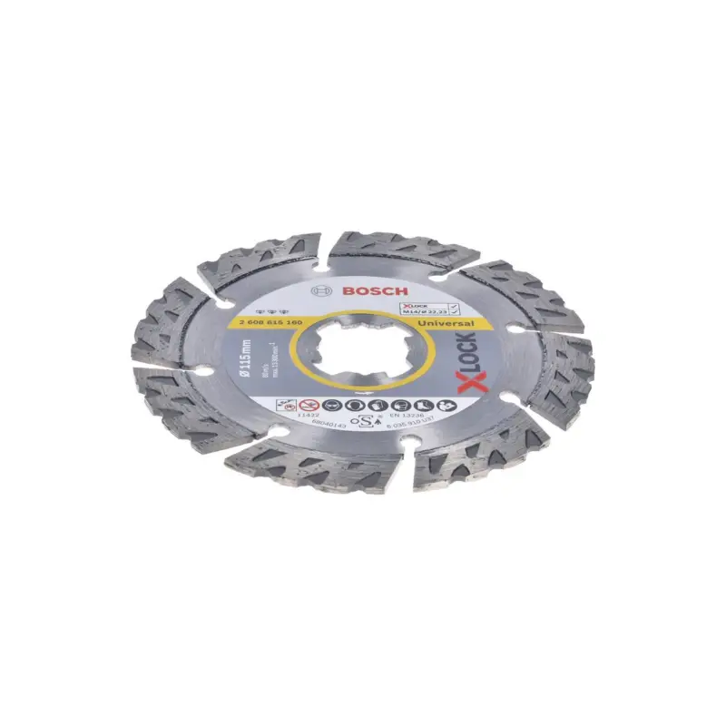 Bosch X-LOCK Diamanttrennscheibe Best for Universal Turbo 115 x 22,23 x 2,2 x 12 mm - 2608615160 Schneller Versand