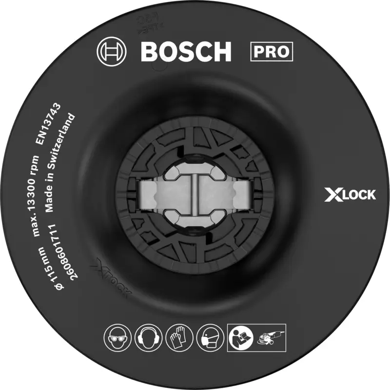 Sichere Zahlung Bosch PRO Backing Pad X-Lock weich 115 mm weich - 2608601711