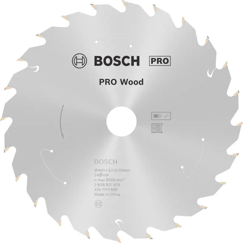 Top-Seller Bosch PRO Wood cordless Blatt für Kreissägen 160 x 1,5 x 20 mm - 2608837676