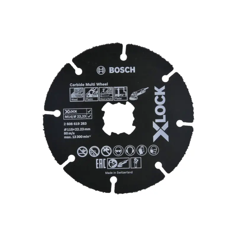 Bosch 1x X-LOCK Carbide Multi Wheel Ø 115 mm - 2608619283 Garantierte Lieferung