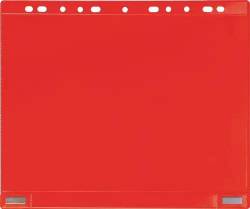 Beliebt TARIFOLD Magnetische Sichttasche B265xH315mm rot f.Format DIN A4 - 181123