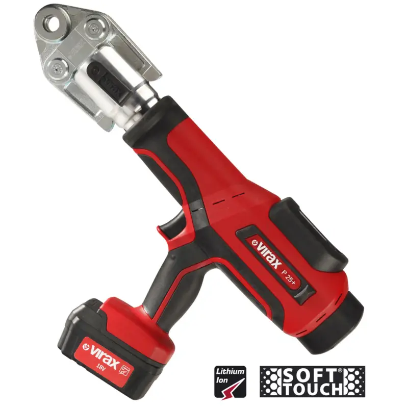 VIRAX Akku-Pressmaschine VIPER P25+ 18V / 2x 1,5 Ah Akku + Ladegerät in VIRABOX - 253261 Preisreduziert