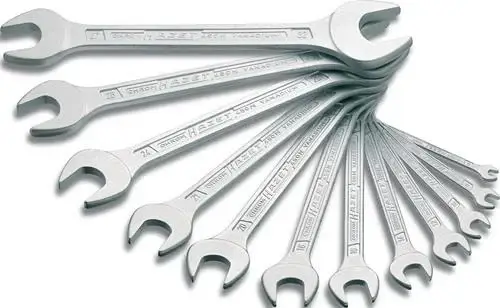 Expressversand Hazet Doppelmaulschlüsselsatz 450N 10-tlg.SW6-32mm Spezialstahl - 450N/10