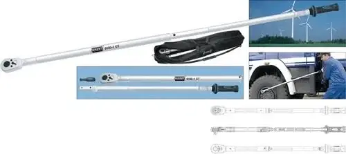 Hazet Drehmomentschlüssel 6150-1CT 3/4 Zoll 400-1.000 Nm - 6150-1CT Schneller Versand