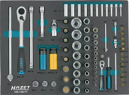 Sofort Bestellen Hazet Werkzeugmodul 163-138/77 77-teilig - 163-138/77