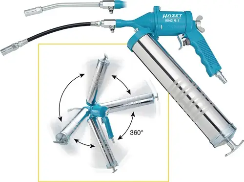 Expressversand Hazet Druckluftfettpresse 9042N-1 230l/min 400 ml 6,3bar - 9042N-1