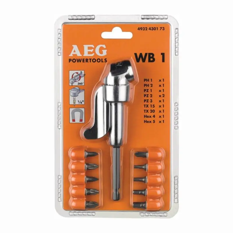Preisreduziert AEG Winkelschraubvorsatz WB 1 1/4" sechskant - 4932430173
