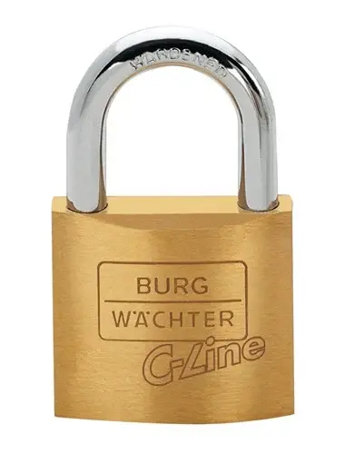 BURG-WÄCHTER Zylindervorhangschloss 222 45 Schlosskörper-B.45mm MS versch.-schl - 222/45 Neu