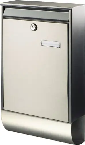 BURG-WÄCHTER Briefkasten Berlin-Set 37770 NI H.500mm B.285mm T.105mm VA DIN C4 - BERLIN-SET 37770 NI Letzte Chance
