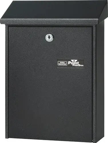BURG-WÄCHTER Briefkasten Daily 5861 Si H.305mm B.225mm T.75mm silber STA DIN B5 - DAILY 5861 SI Echt