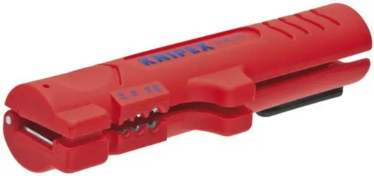 Heißes Angebot Knipex Abmantelungswerkzeug für Flach- und Rundkabel - 1664125SB
