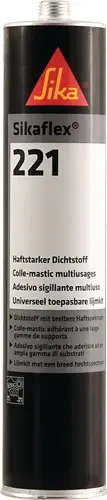 Preis Gesenkt Sika Polyurethandichtstoff Sikaflex-221 300 ml schwarz Kartusche - 1389