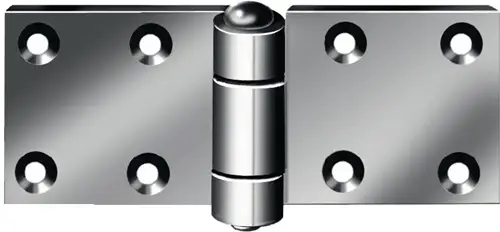 Saisonangebot VORMANN Scharnier H.50 mm B.130 mm S.4 mm STA blau verz.gerollt - 000048130Z