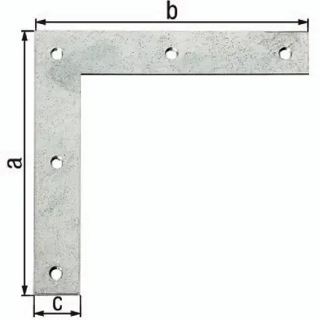 Preis Gesenkt GAH Alberts Eckwinkel L.160 x 160 mm B.30 mm Stahl sendzimirverzinkt - 332907
