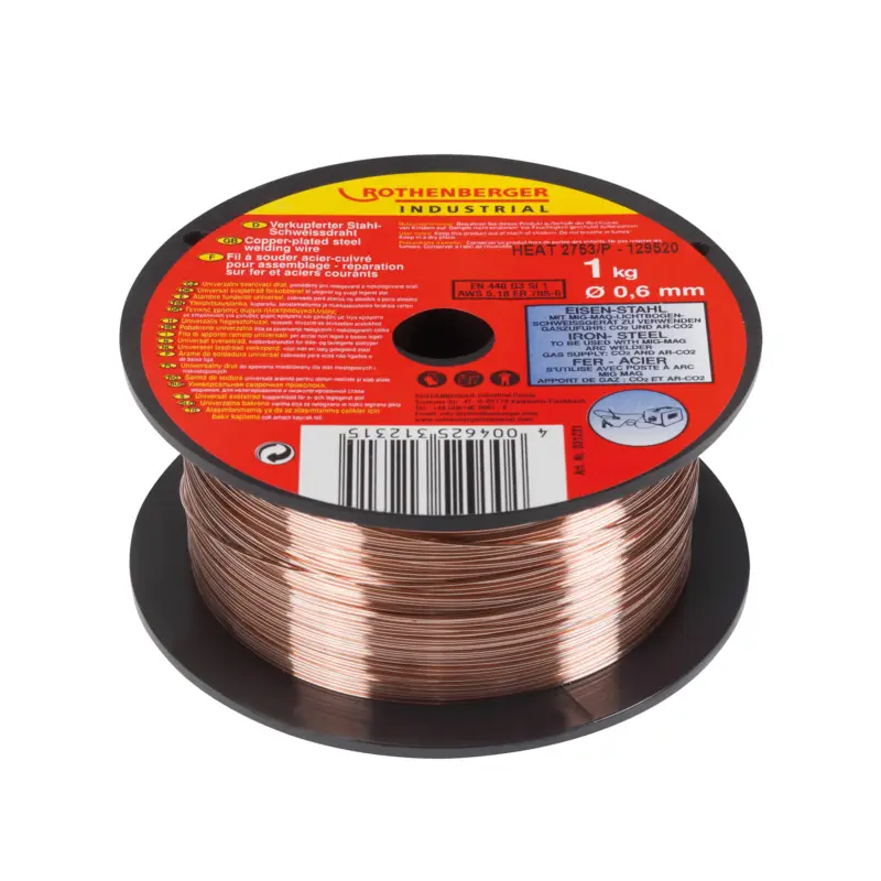 Must-Have ROTHENBERGER Industrial Schutzgas-Schweißdraht 0,6 mm / 1 kg - 31231