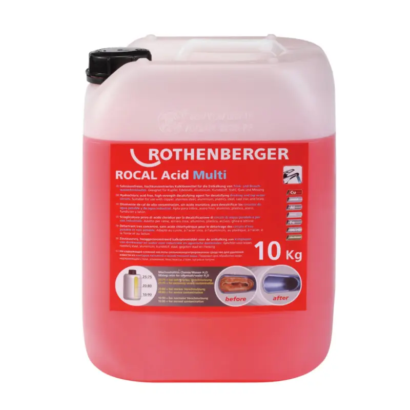 Echt ROTHENBERGER ROCAL Acid Multi Entkalkungskonzentrat 10kg - 1500000116