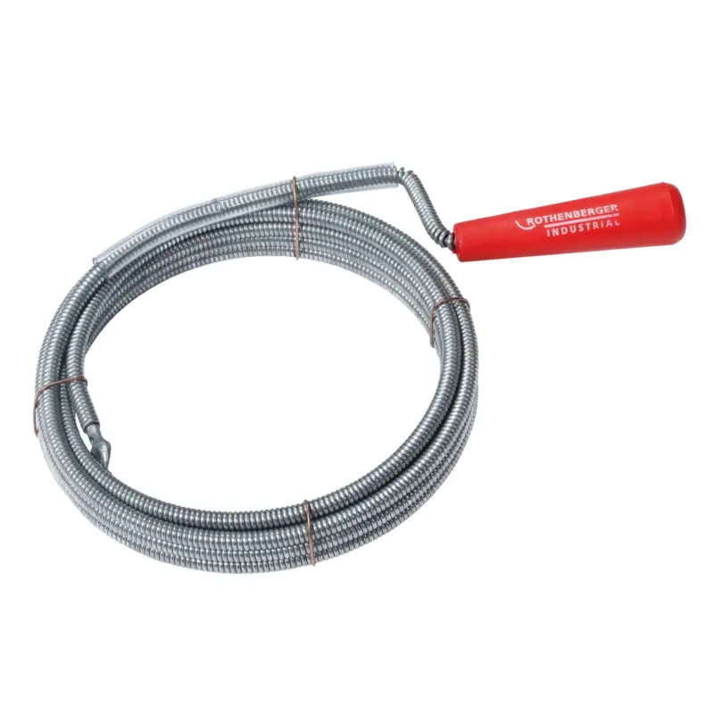 ROTHENBERGER Industrial Reinigungsspirale mit Kralle 9 mm x 10 m - 1500000141 Begrenztes Angebot
