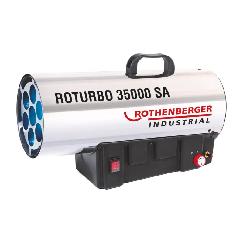 ROTHENBERGER Industrial Heizkanone ROTURBO 35000SA mit Piezo inkl. Schlauch & Regler - 1500000364 Begrenztes Angebot