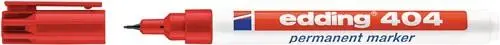 edding Permanentmarker 404 rot Strichbreite 0,75 mm - 4-404002 Top-Seller