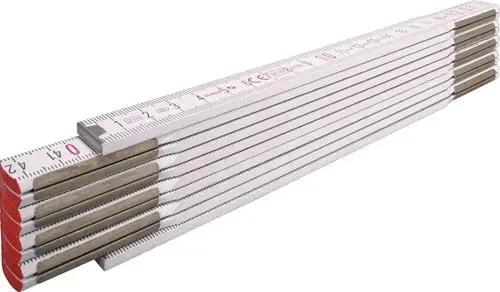 Super-Preis STABILA Gliedermaßstab 1607 L.2m B.1,70cm mm/cm EG III Buchenholz weiß - 1134