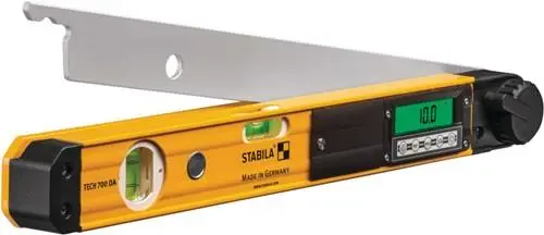 Bestpreis STABILA Elektronikwinkelmesser TECH 700 DA Messber.0-270Grad Schenkel-L.80cm - 19018