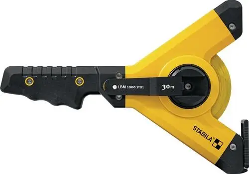 STABILA Rahmenbandmaß LBM 1.000 STEEL L.30m Band-B.13mm mm EG II Stahlband - 19664 Direkt Vom Hersteller