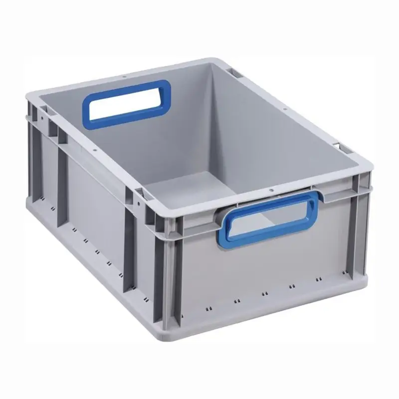 Allit Transportstapelbehälter offener Griff blau 400 x 300 x 170 mm - 456725 Super-Preis