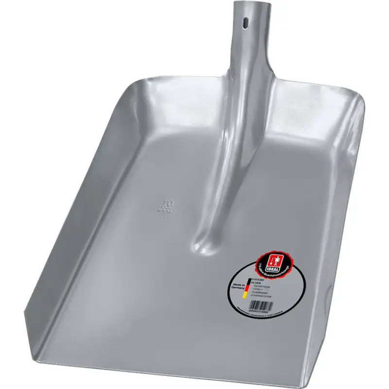 IDEAL Randschaufel SILVER Größe 7 370 x 310 mm Stahlblech ohne Stiel - 1070700 Sonderangebot