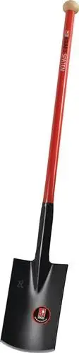 Echt IDEAL Kraftspaten 280 x 190 / 180 mm Größe 2 Standard Stahlrohrstiel mit Hartholzknauf - 13010277
