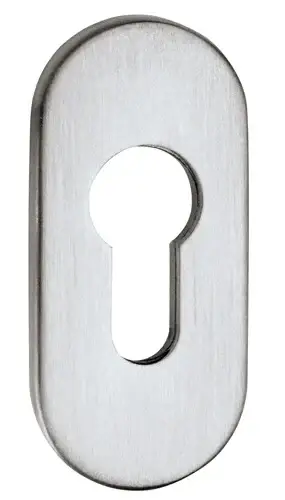 edi Schlüsselrosette 0811/9003 Alu.F12 Schildst.9mm PZ ov - 0811/9003/12 Bestseller