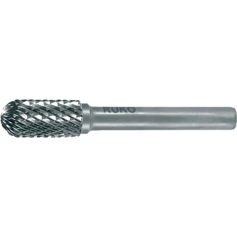 RUKO Hartmetall-Frässtift WRC Ø 3 mm Kopflänge 14 mm Schaft-Ø 3 mm blank Verzahnung KVZ 4 - 116048 Knallerangebot