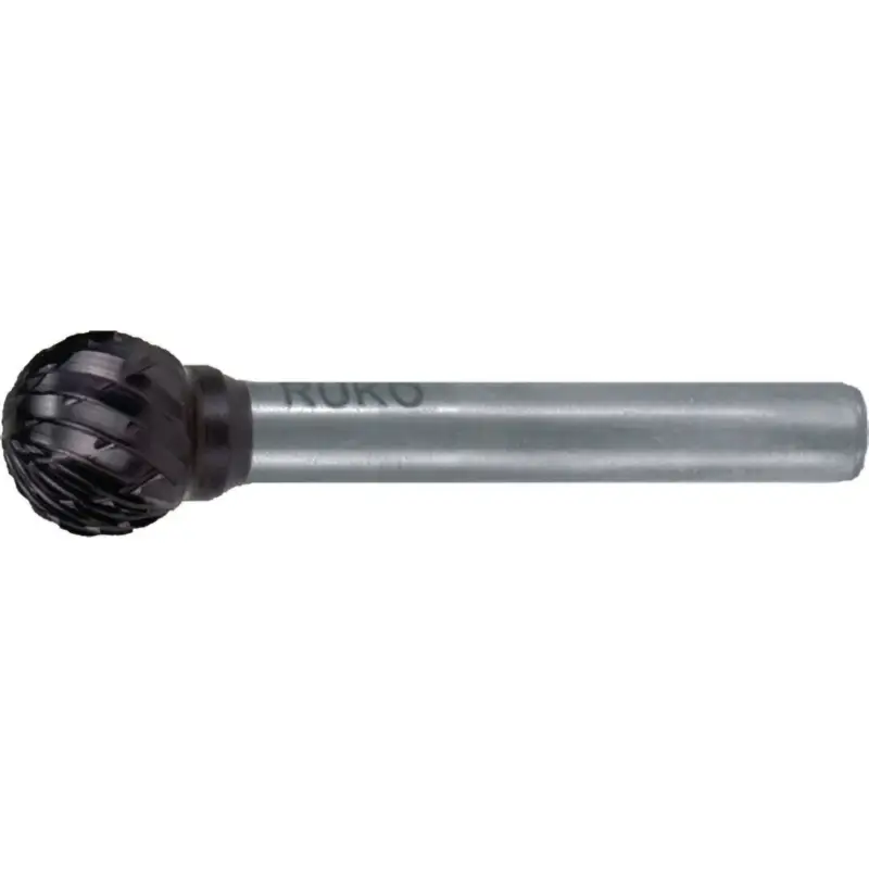 Geprüft RUKO Hartmetall-Frässtift KUD Ø 8 mm Kopflänge 5 mm Schaft-Ø 6 mm TiCN Verzahnung KVZ 4 - 116041TC