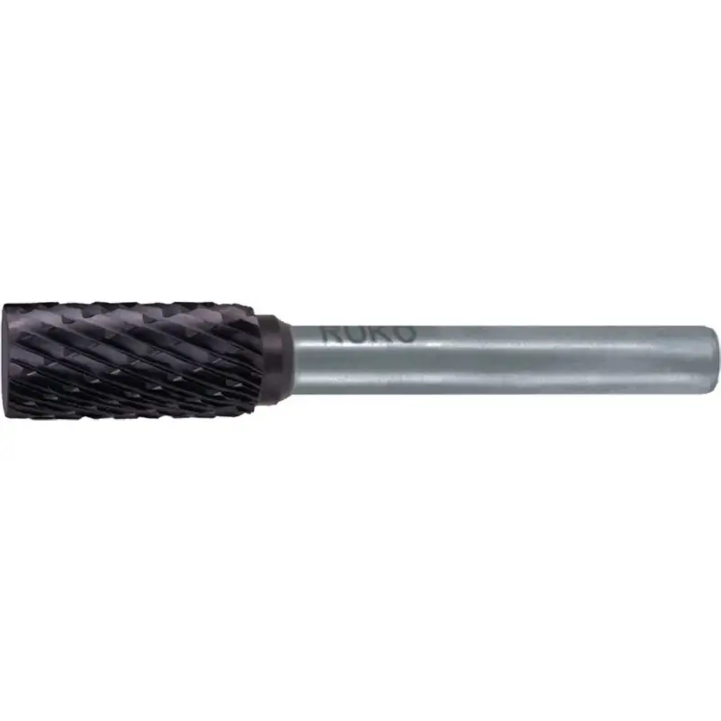RUKO Hartmetall-Frässtift ZYA Ø 6 mm Kopflänge 18 mm Schaft-Ø 6 mm TiCN Verzahnung KVZ 4 - 116010TC Jetzt Kaufen