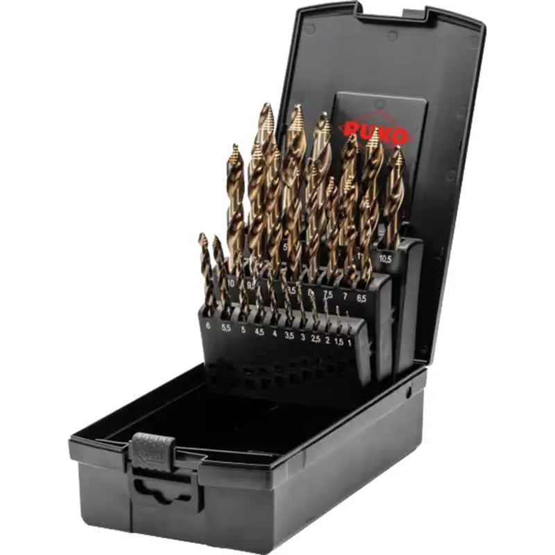 Top-Preis RUKO Spiralbohrersatz HSSE-Co 5 DIN 338 ULTIMATECUT FLOWSTEP 25tlg. Ø 1 - 13 mm in Kunststoffkassette - 259215ERO