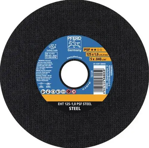 PFERD Trennscheibe PSF STEEL Ø 115 x 1 mm gerade - 61730010 Saisonangebot