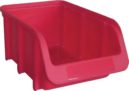 Preiswert hünersdorff Sichtlagerkasten L 164 / 134 X B 102 X H 74 mm rot - 672100