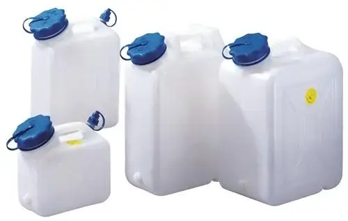 hünersdorff Weithalskanister 5 l HD-PE mit zusätzlichem Ausguß - 817100 Neu