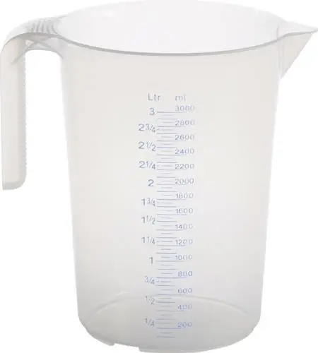 hünersdorff Messkanne 3000 ml Polypropylen transparent - 938500 Sofort Bestellen