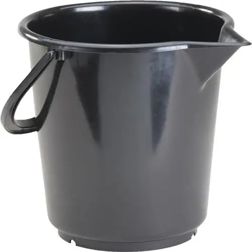 hünersdorff Eimer 17,0 l HD-Polyethylen schwarz - 942200 Ausverkauf