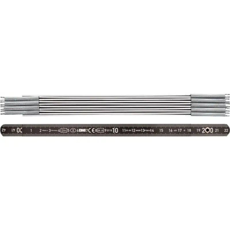 Preis Gesenkt BMI Gliedermaßstab L.2m B.14mm mm/cm EG II Alu.schwarz - 961200044S