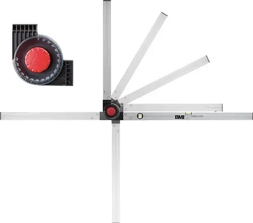 Sichere Zahlung BMI Winkelmessgerät WINKELSTAR Messber.0-270Grad Schenkel-L.60x120cm - 715 060 120