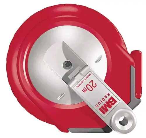 Saisonangebot BMI Kapselbandmaß RADIUS L.20m Band-B.13mm Acm EG II Ku.gelb Glasfaser - 520221020A
