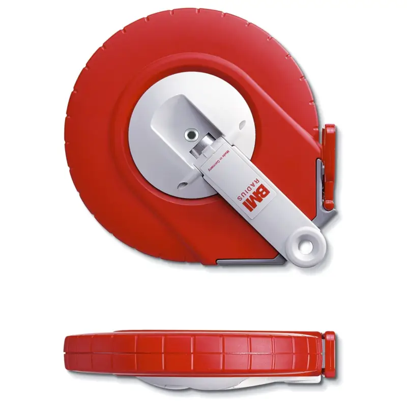 BMI Rahmenserie Stahlbandmaß (weißlackiert) 13mm 30m Kapsel Radius - 501224030AF Preis Gesenkt