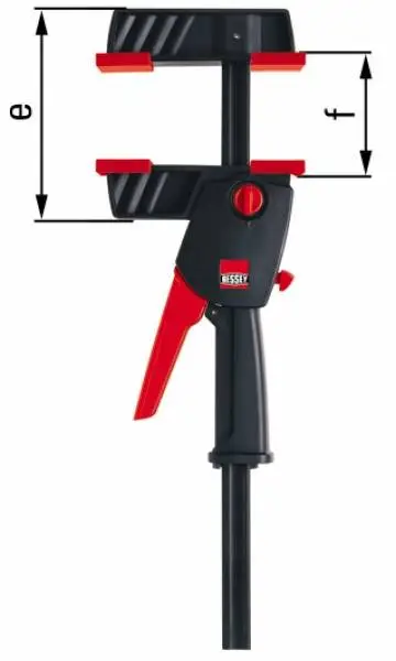 Neu Bessey Einhandzwinge DuoKlamp 450 mm - DUO45-8