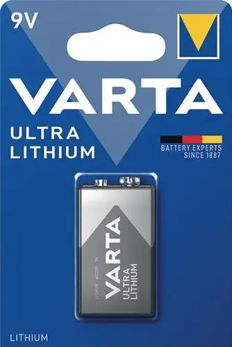 Preisreduziert VARTA Batterie ULTRA Lithium 9 V 6LP3146 1150 mAh - 06122 301 401