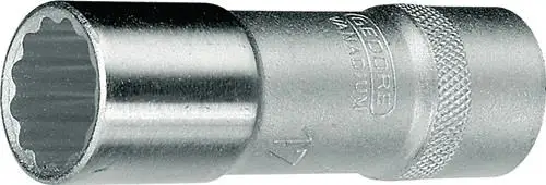 Gedore Steckschlüsseleinsatz D 19 L 1/2″ 12-kant SW 17 mm - 6140330 Preisreduziert